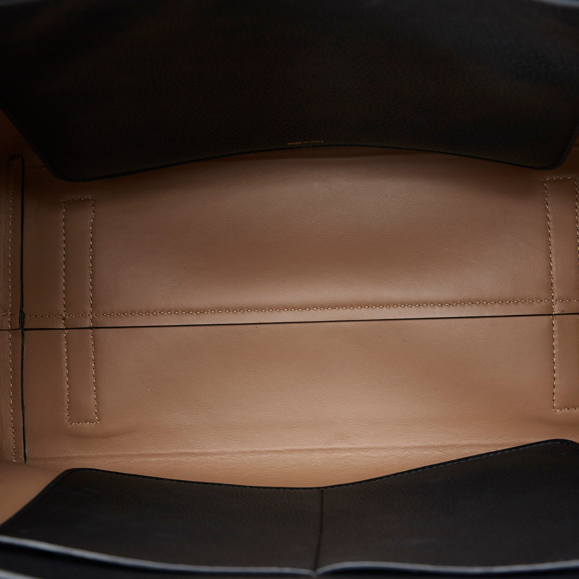 Burberry Belt Handbag Small Black Leather