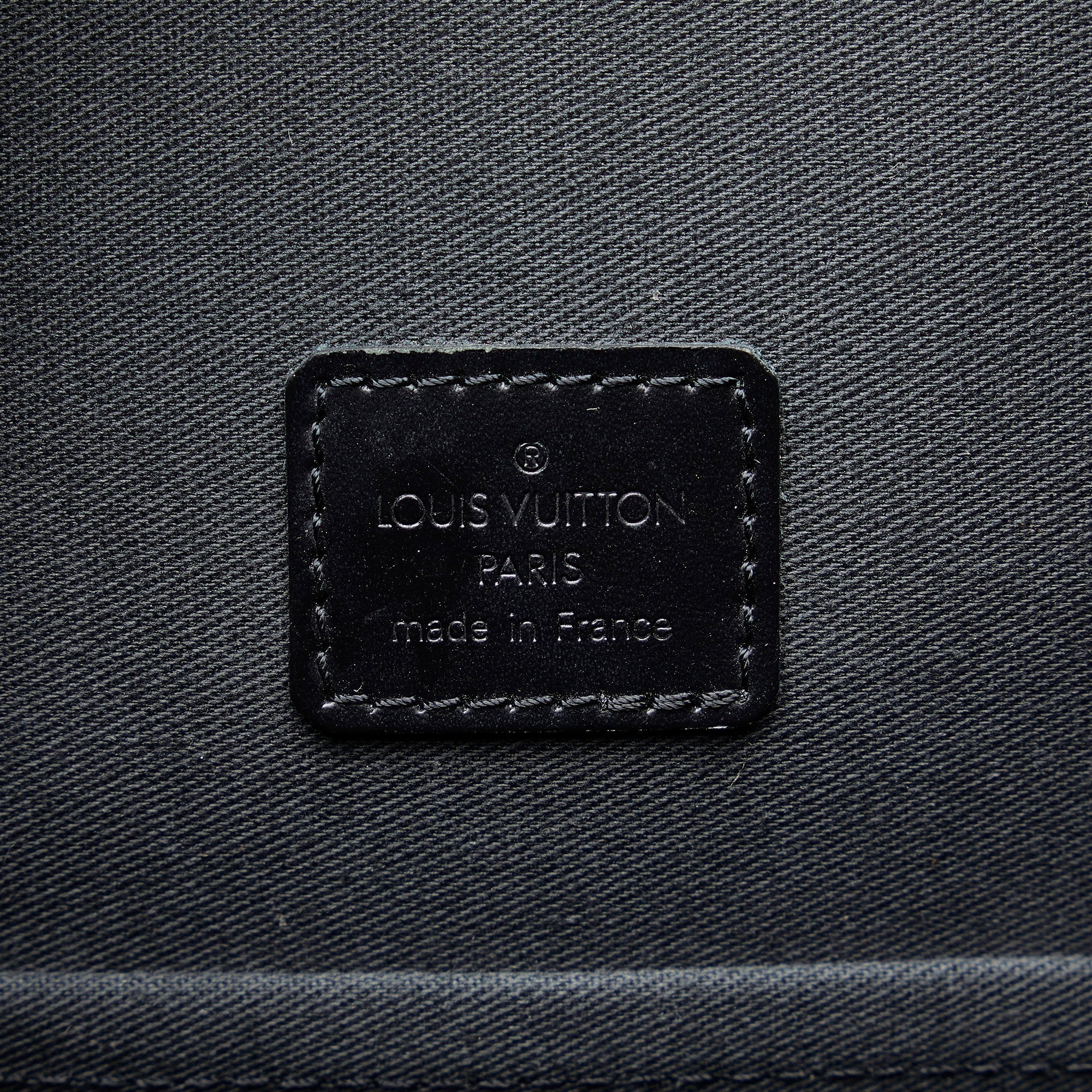 LOUIS VUITTON Monogram Glace Steve Business Bag
