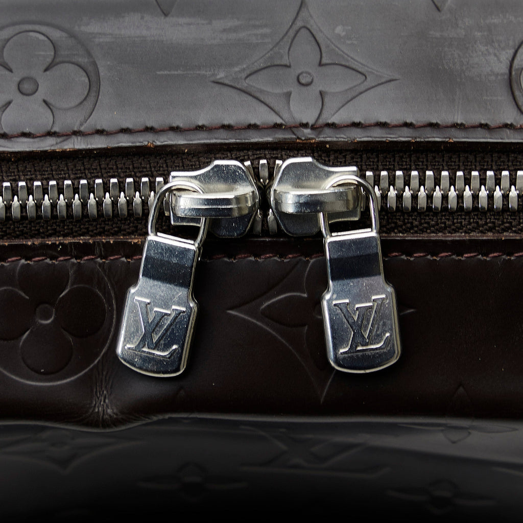 LOUIS VUITTON Monogram Glace Steve Business Bag