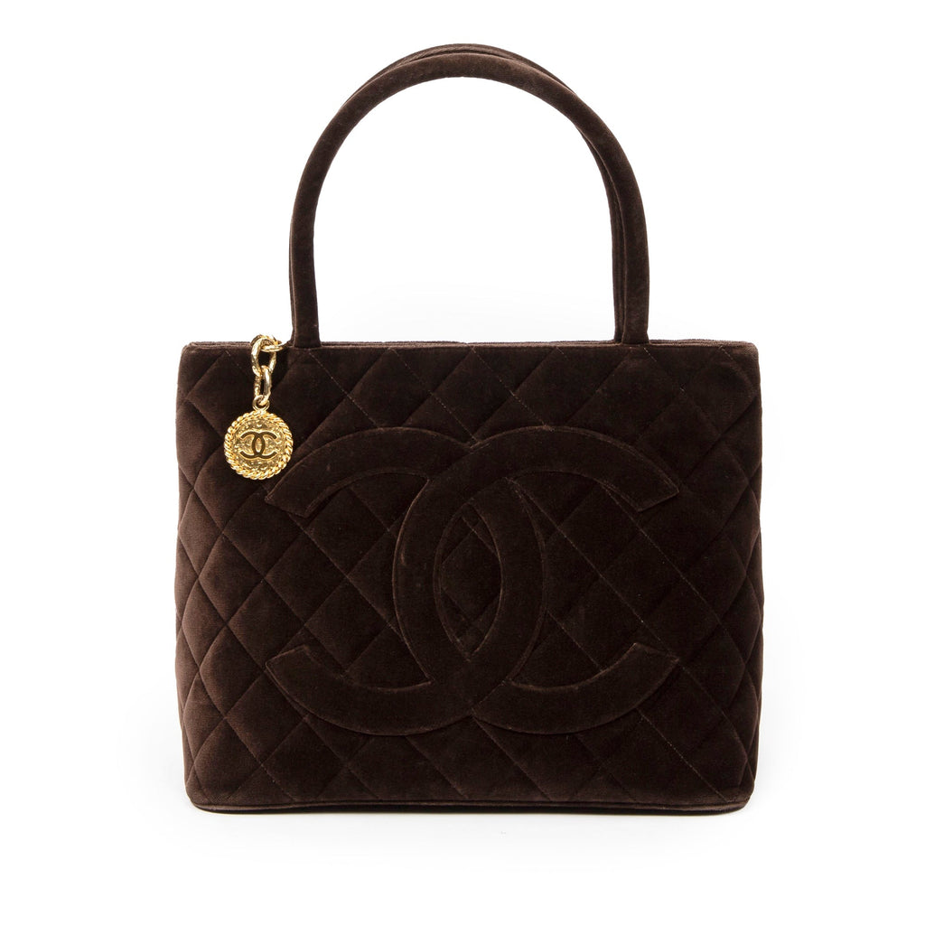 CHANEL Velvet Medallion Tote Tote Bag