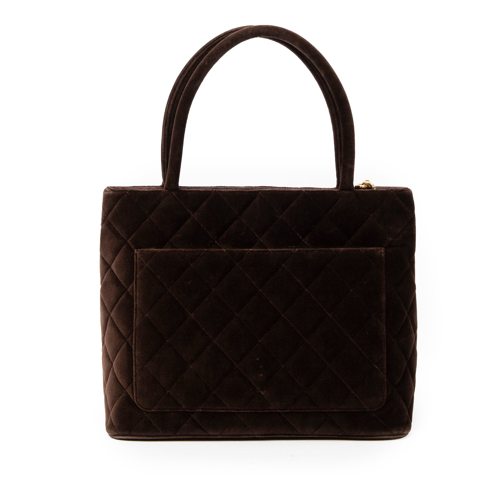 CHANEL Velvet Medallion Tote Tote Bag