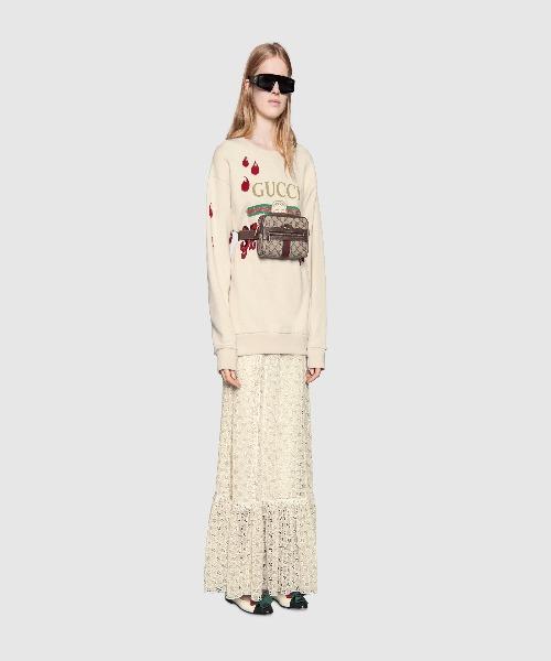 Gucci Ophidia GG Supreme Small Belt Bag Beige/Ebony