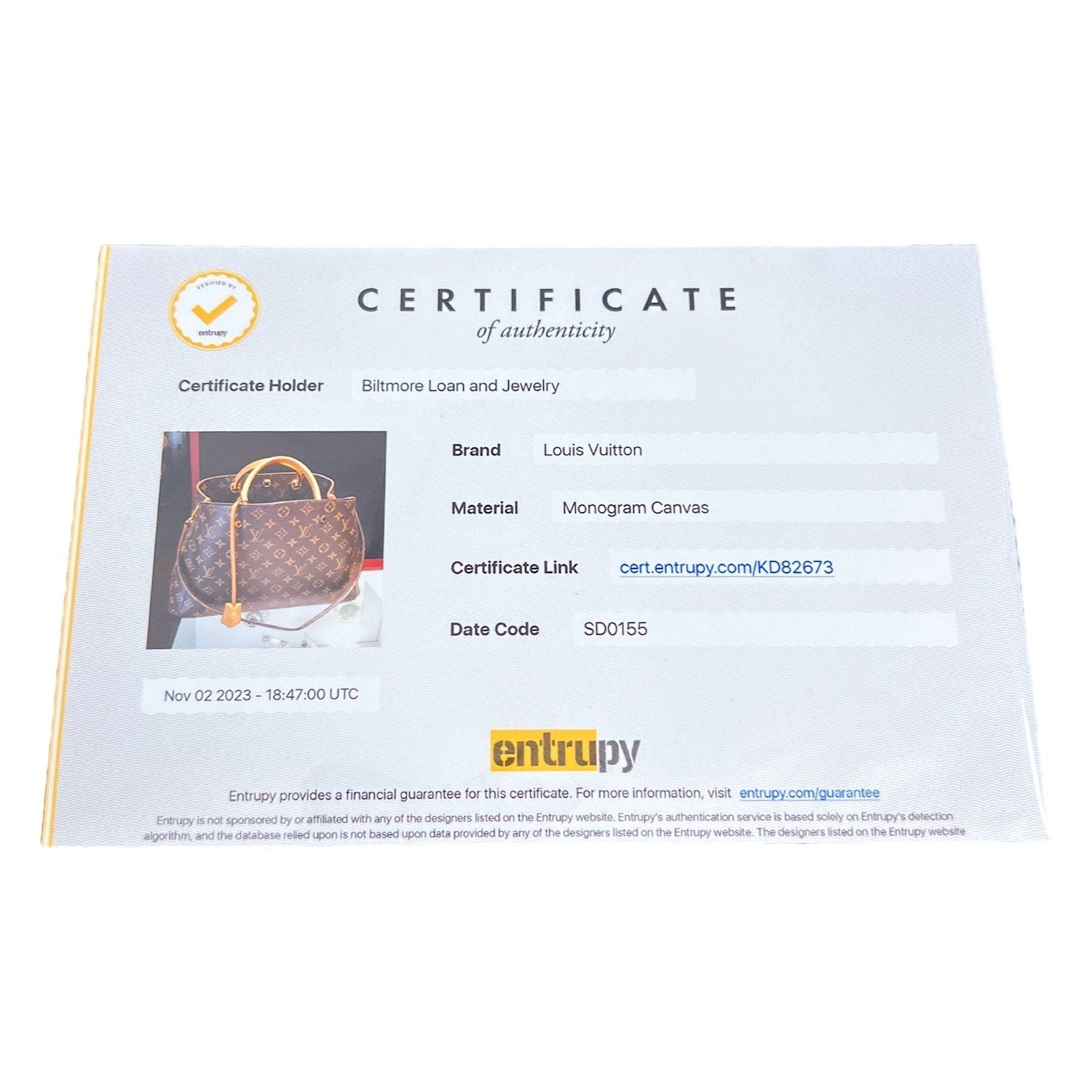 Louis Vuitton Monogram Montaigne GM