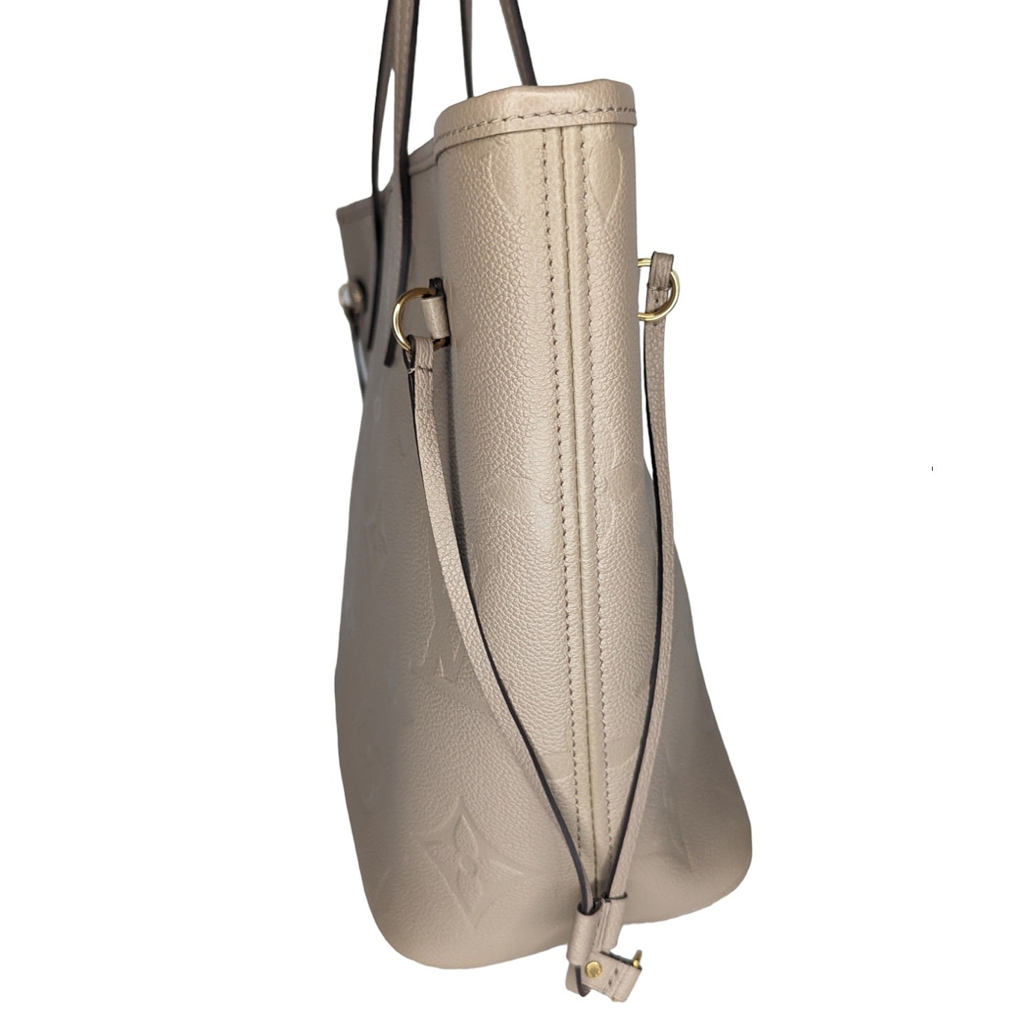 Louis Vuitton Turtledove Monogram Empreinte Neverfull MM Tote