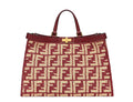 Fendi Peekaboo X Raffia Tote