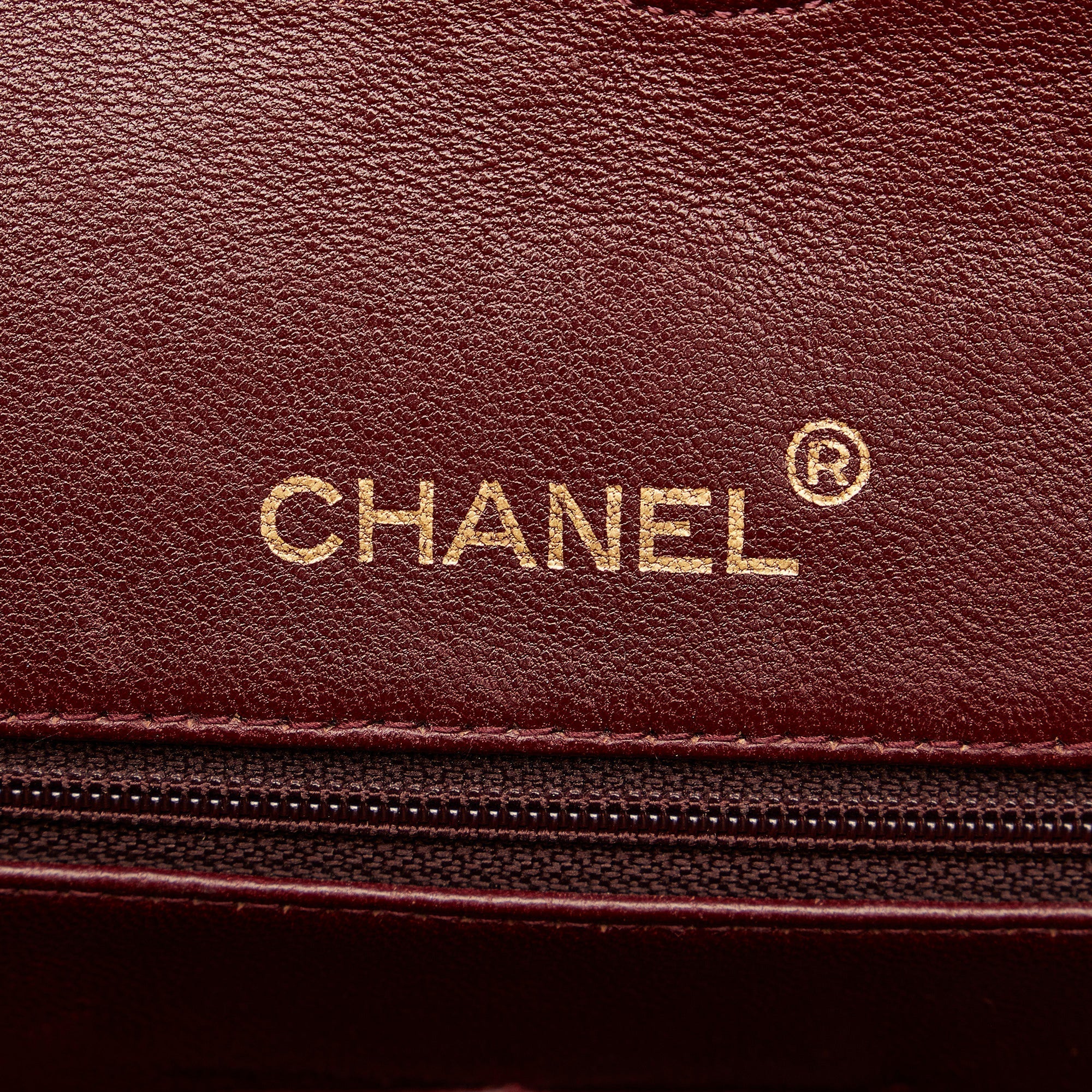 CHANEL Medium Tall Classic Lambskin Double Flap Shoulder Bag