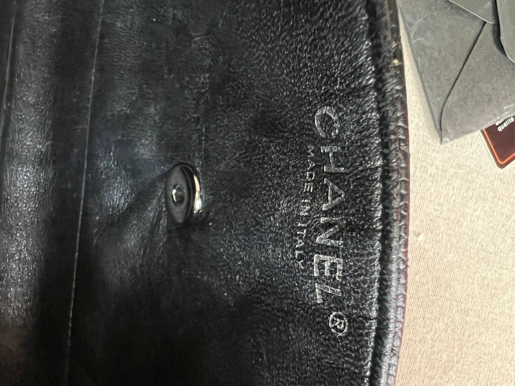 Chanel East West Flap in Black Caviar Silver Hardware