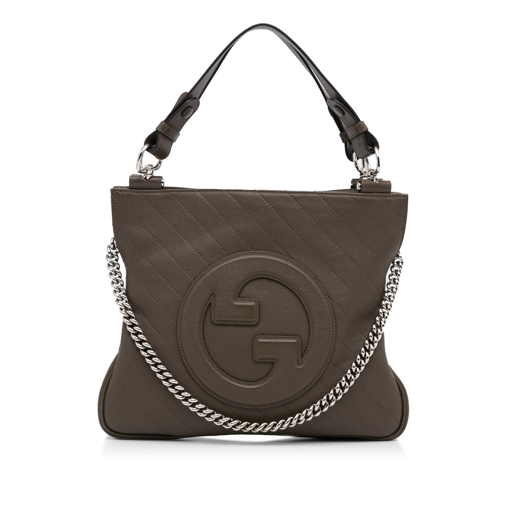 Gucci Blondie Brown Leather