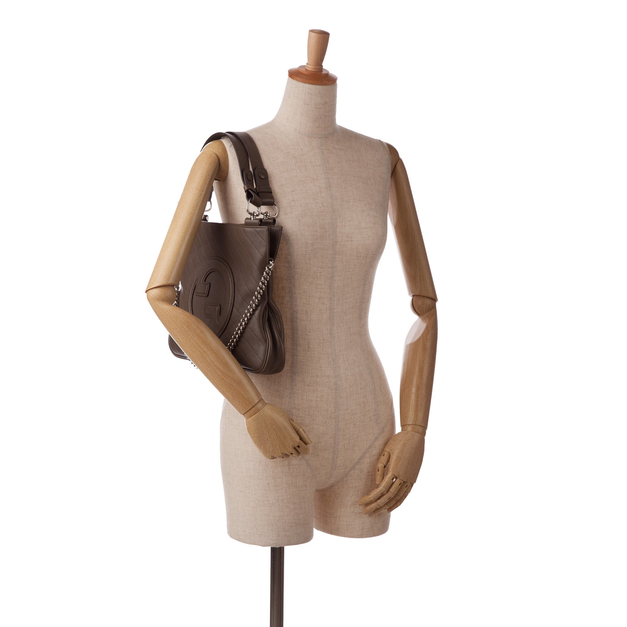 Gucci Blondie Brown Leather