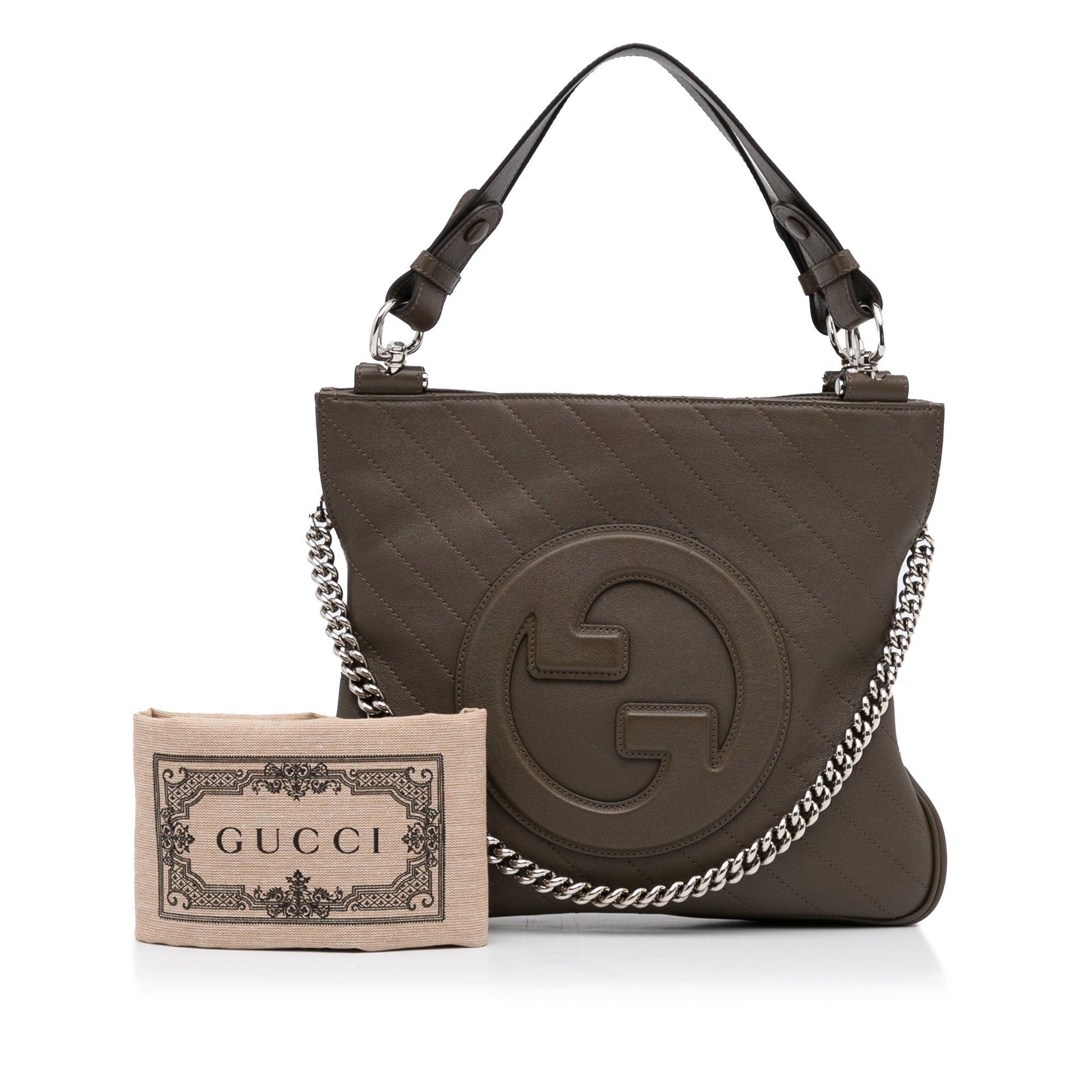 Gucci Blondie Brown Leather