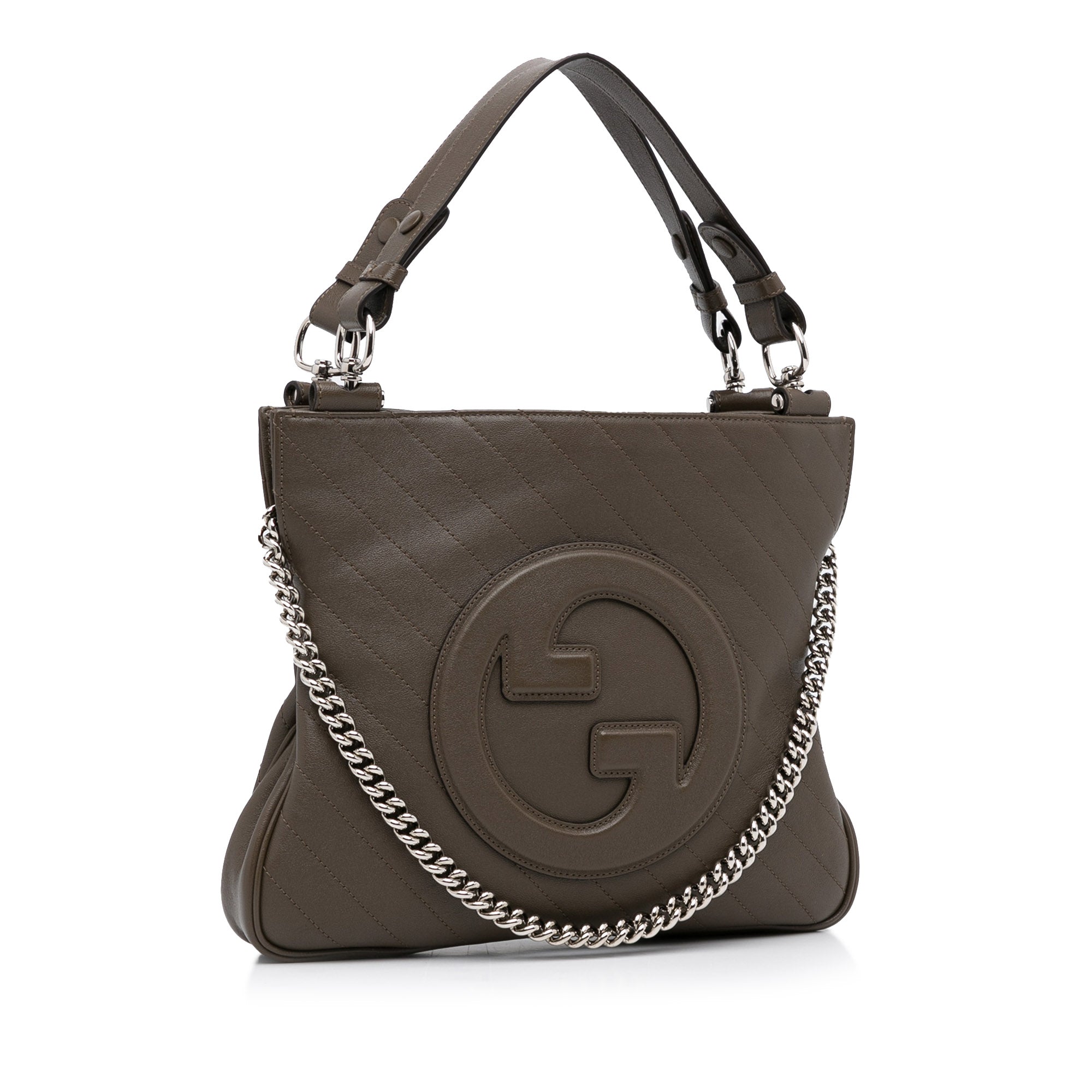 Gucci Blondie Brown Leather