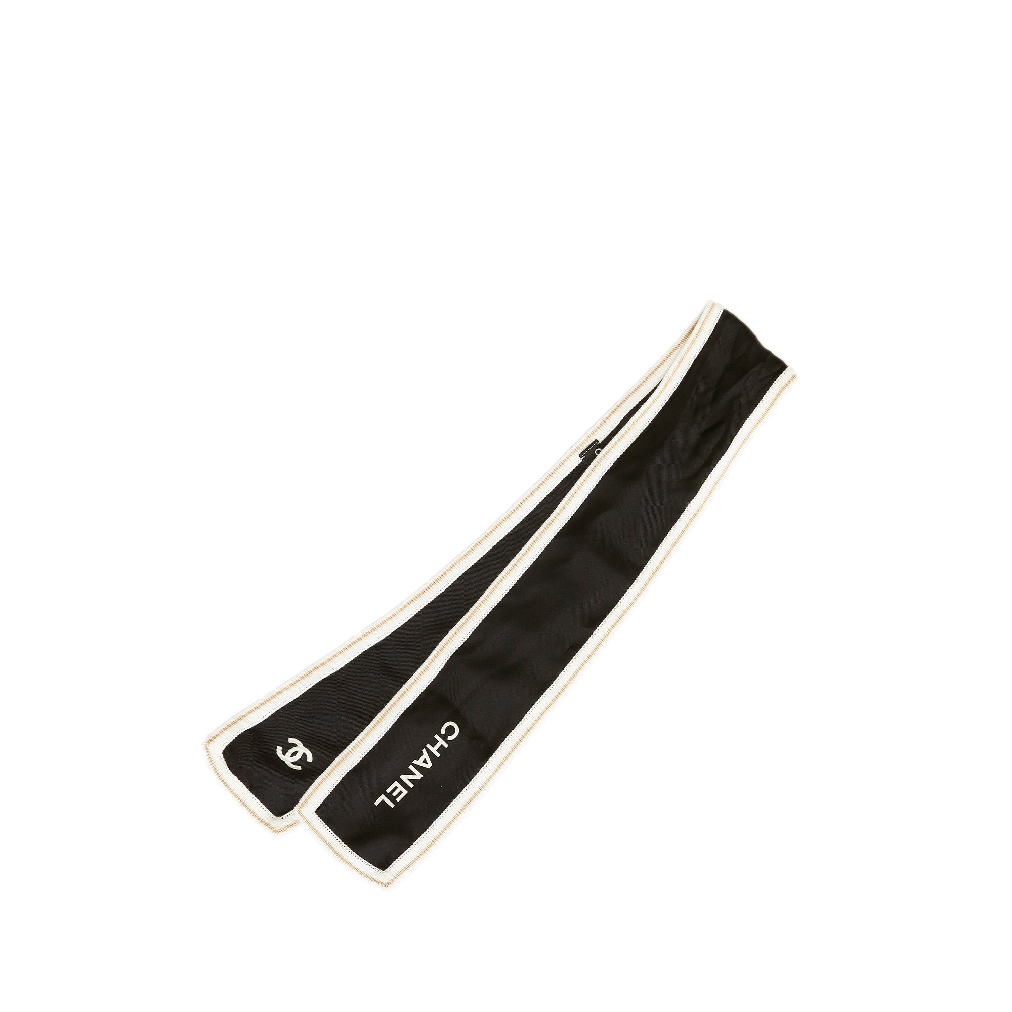 CHANEL CC Silk Hair Scrunchie and Scarf Other Accessories