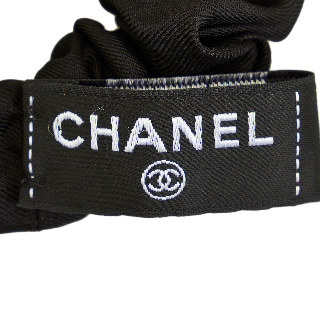 CHANEL CC Silk Hair Scrunchie and Scarf Other Accessories