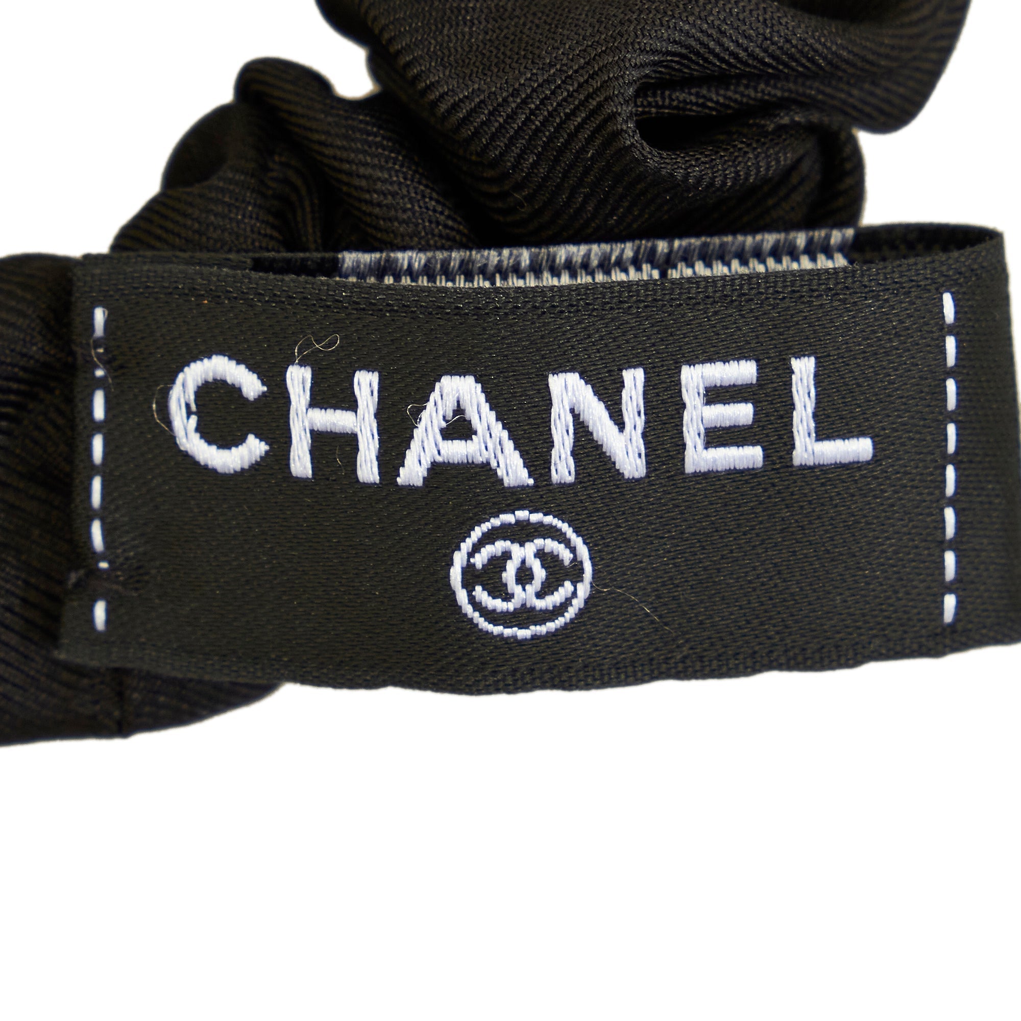 CHANEL CC Silk Hair Scrunchie and Scarf Other Accessories