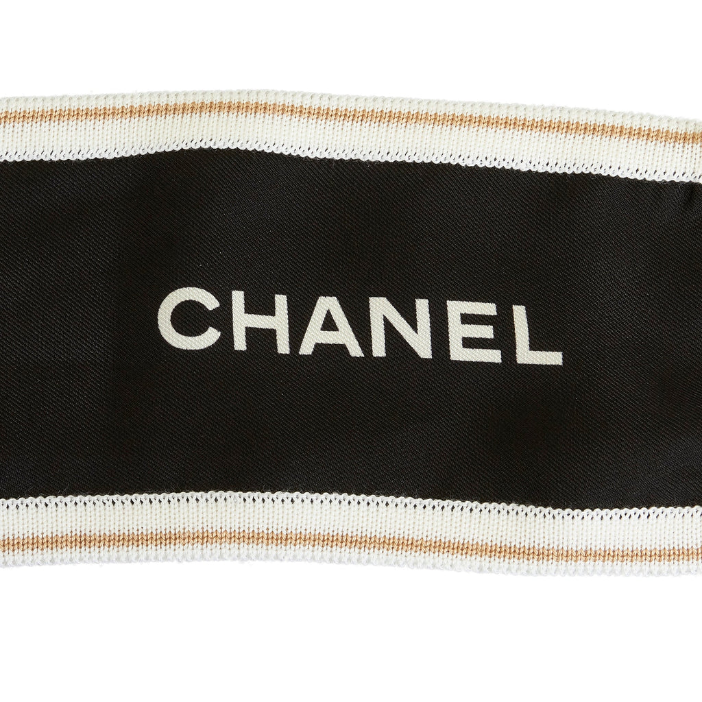 CHANEL CC Silk Hair Scrunchie and Scarf Other Accessories