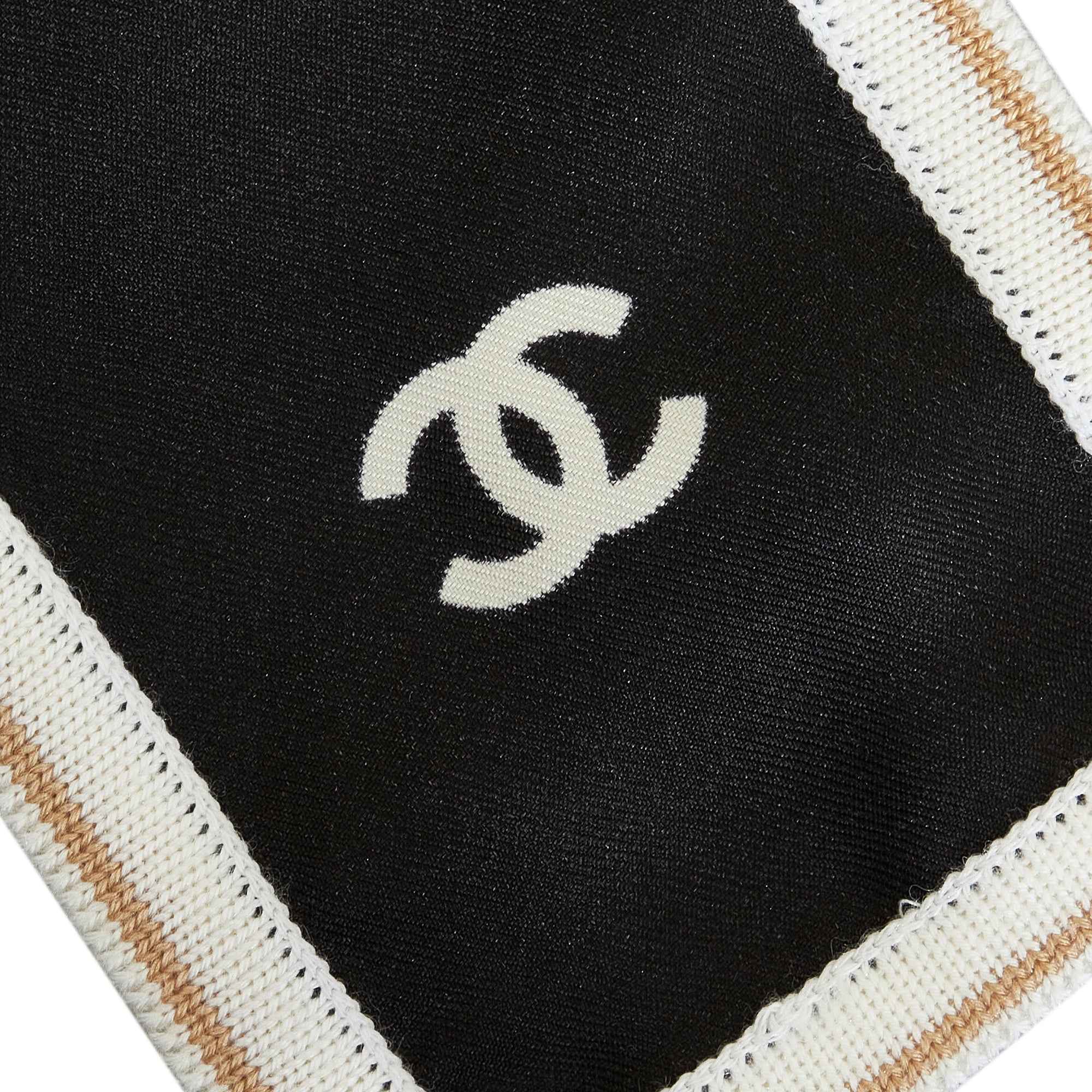 CHANEL CC Silk Hair Scrunchie and Scarf Other Accessories