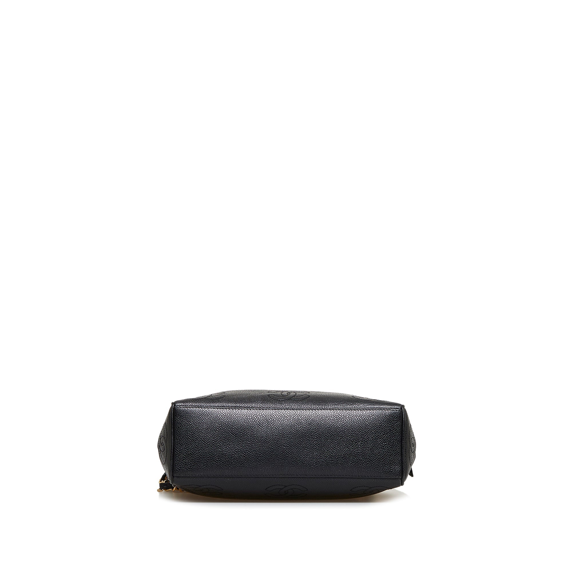 CHANEL Triple Coco Caviar Shoulder Bag