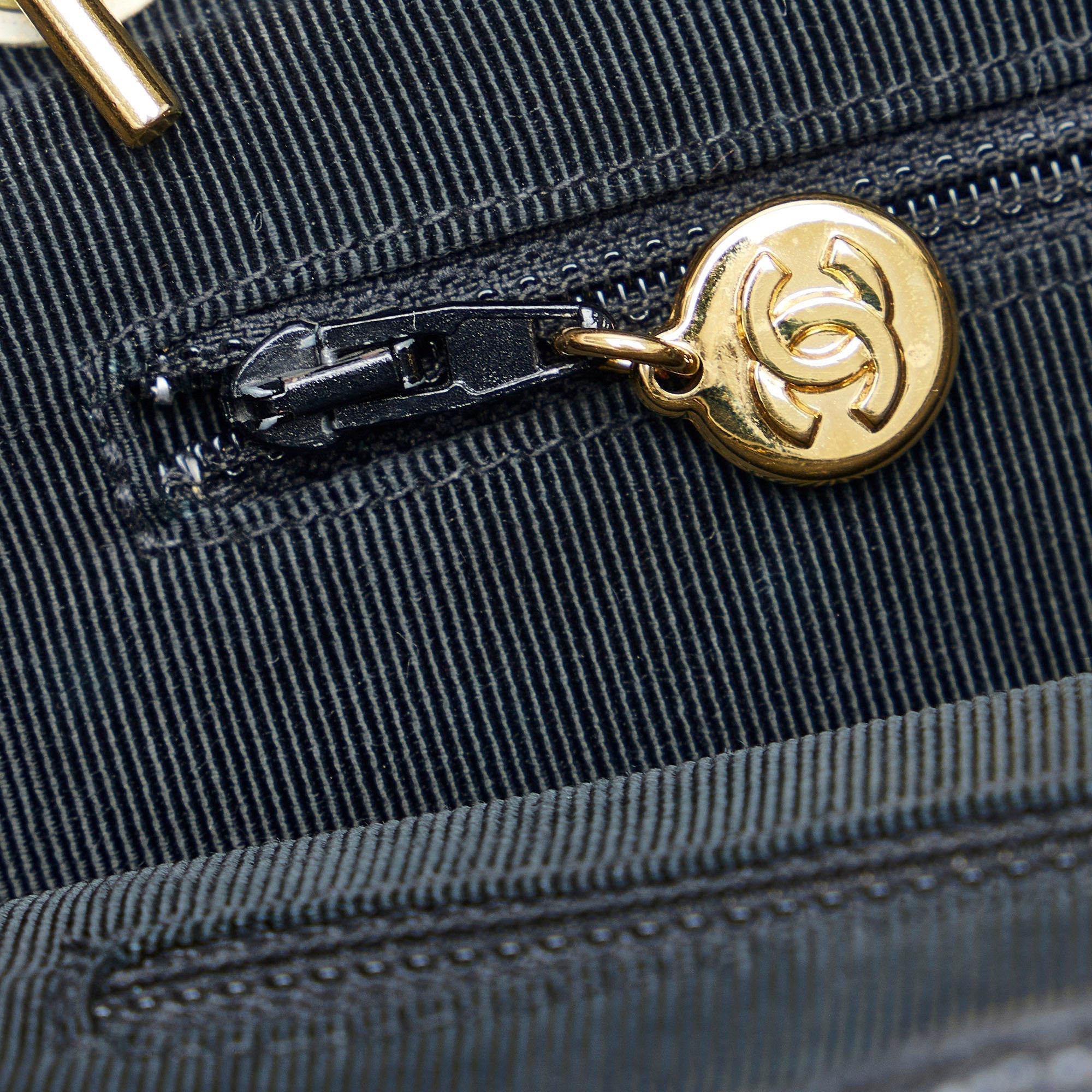 CHANEL Triple Coco Caviar Shoulder Bag