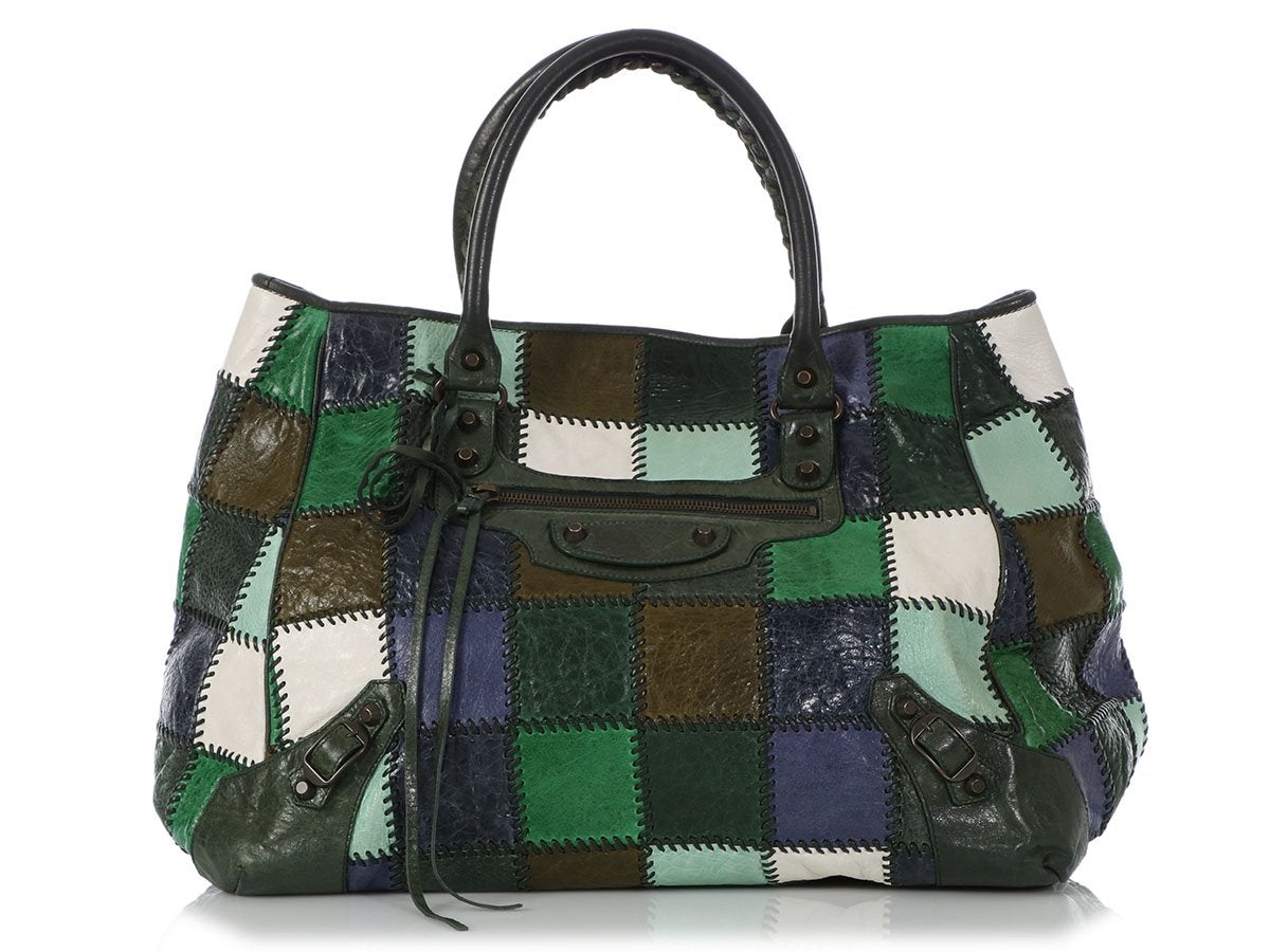 Balenciaga Multicolor Patchwork Sunday Tote