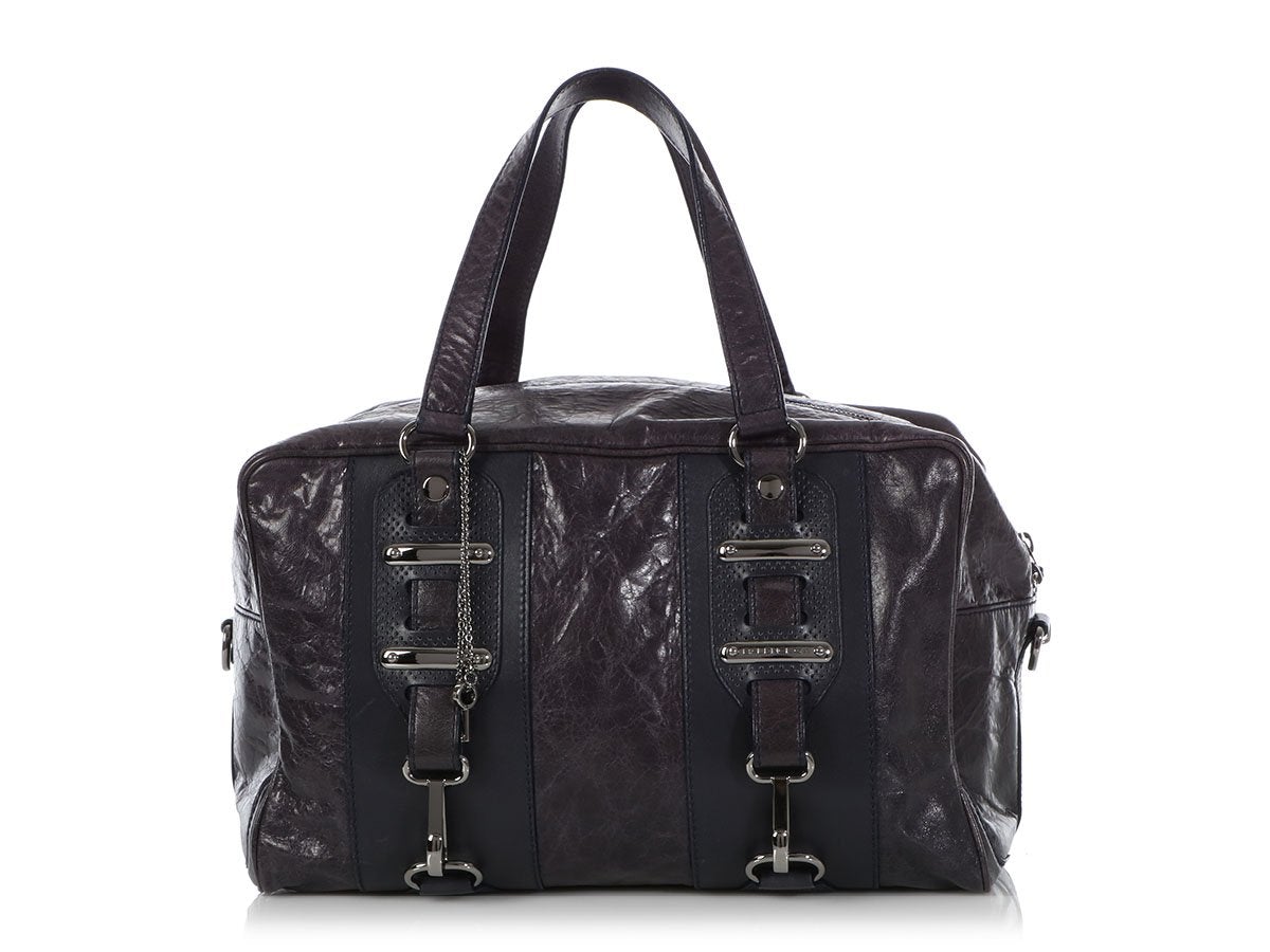 Balenciaga Purple Ch??vre Hook Bag