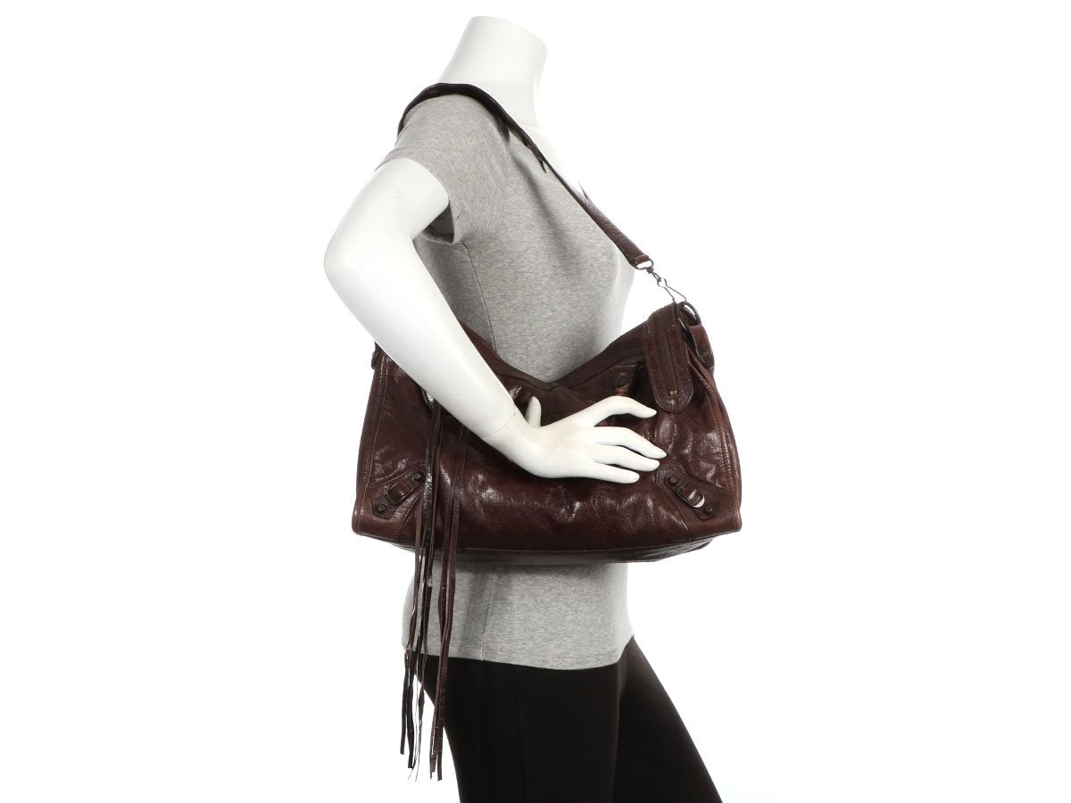 Balenciaga Brown Classic City