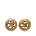 CHANEL CC Clip On Earrings Costume Earrings