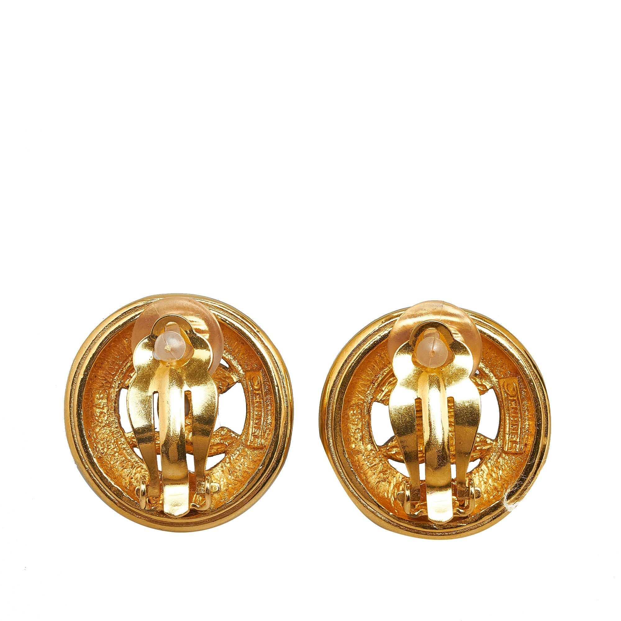 CHANEL CC Clip On Earrings Costume Earrings