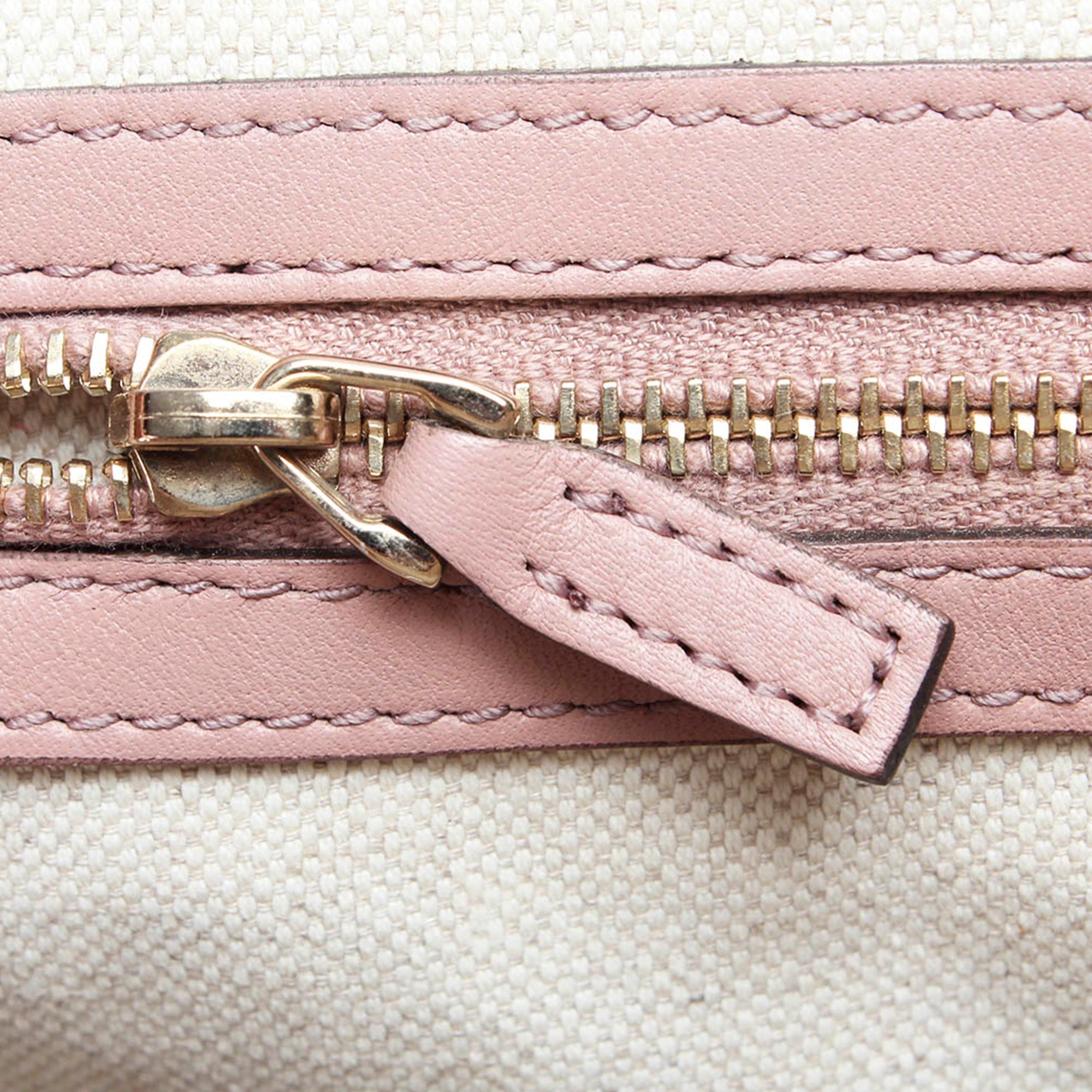 Gucci Nice Handbag Pink Microguccissima
