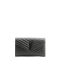 SAINT LAURENT Cassandre Matelasse Wallet on Chain