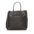 Balenciaga Motocross Papier A4 Leather Tote Bag (SHG-11003)