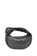 Bottega Veneta Black Intrecciato Leather Mini "Jodie" Bag