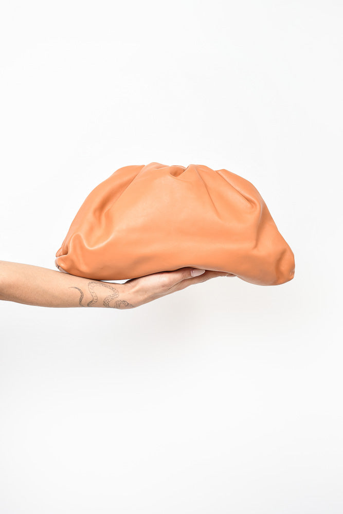 Bottega Veneta Terracotta Leather Pouch