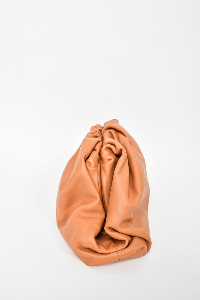 Bottega Veneta Terracotta Leather Pouch
