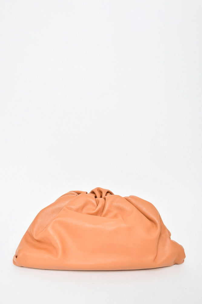 Bottega Veneta Terracotta Leather Pouch