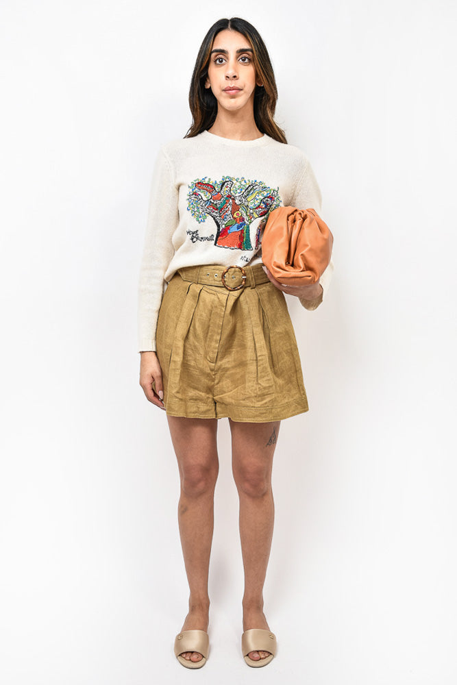 Bottega Veneta Terracotta Leather Pouch