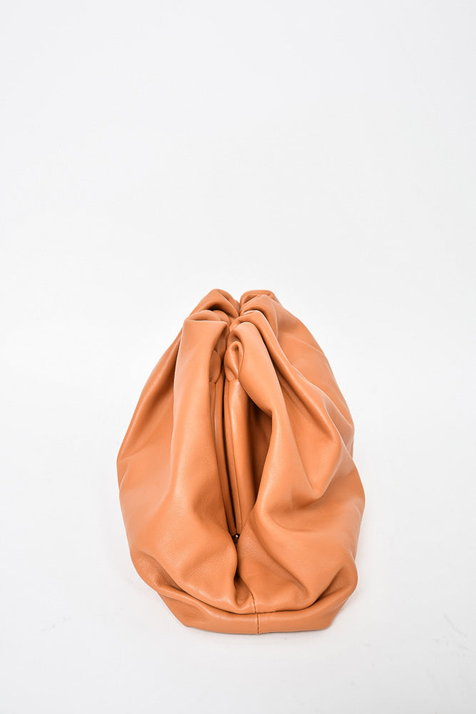 Bottega Veneta Terracotta Leather Pouch