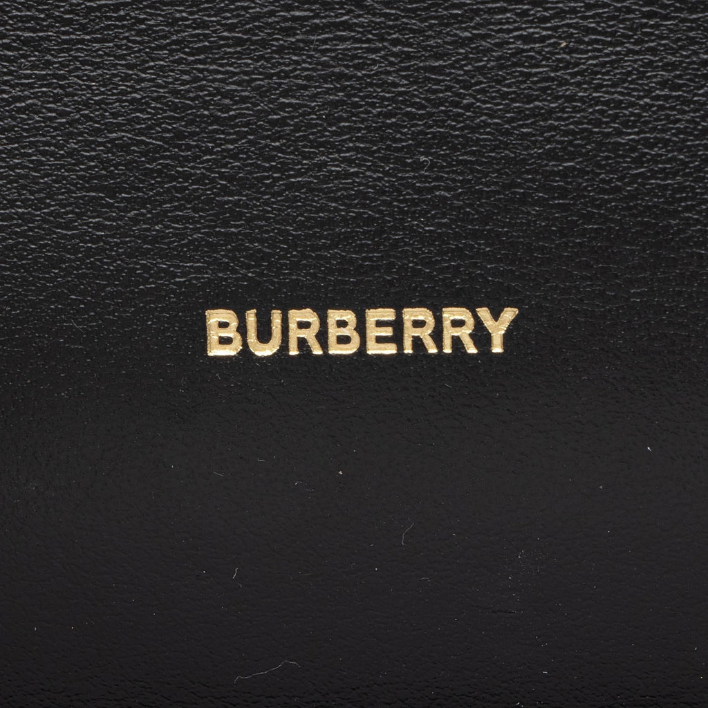 Burberry Calf Hair Leopard Print TB Carrie Chain Small Crossbody Bag (SHF-zOZJdg)