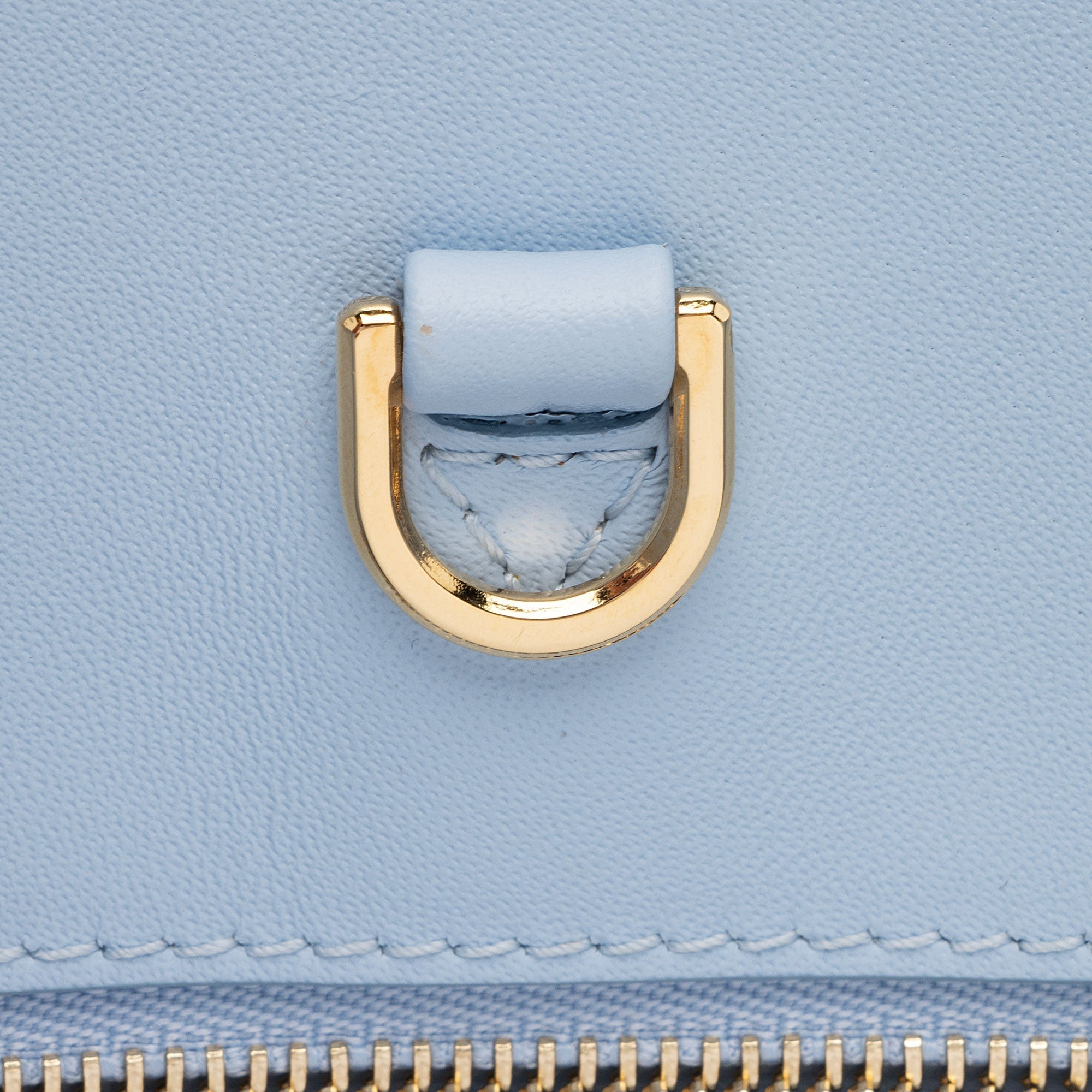 Burberry Calfskin TB Frances Mini Tote (SHF-Wks8mQ)