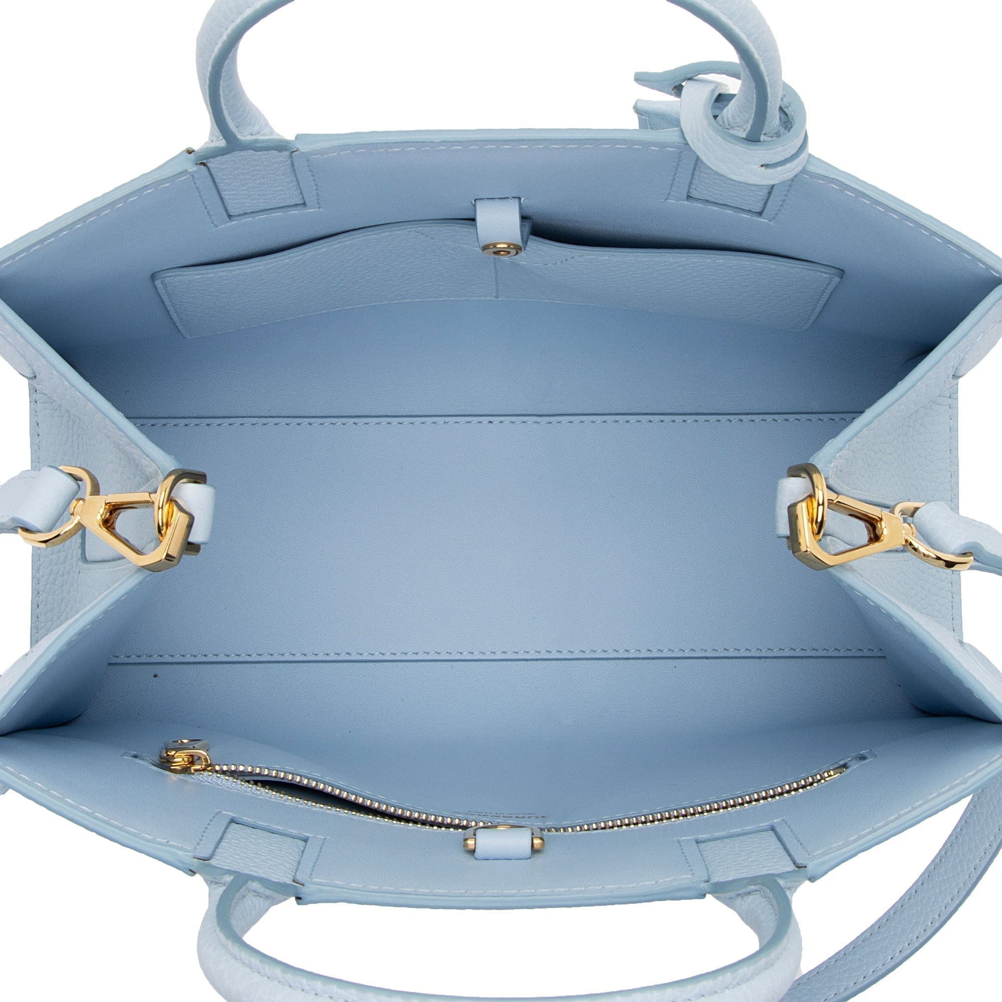 Burberry Calfskin TB Frances Mini Tote (SHF-Wks8mQ)