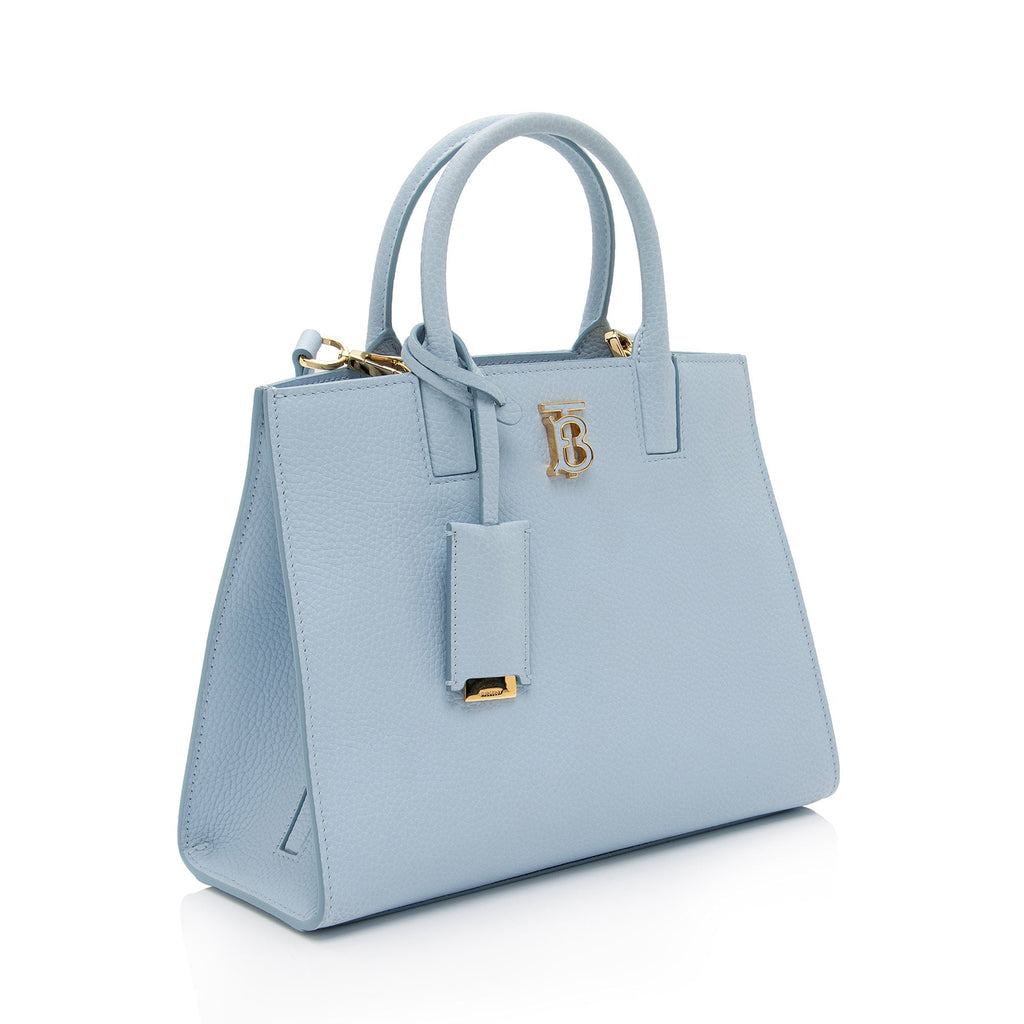 Burberry Calfskin TB Frances Mini Tote (SHF-Wks8mQ)
