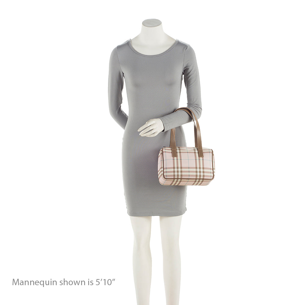 Burberry Candy Check Small Satchel (SHF-22216)