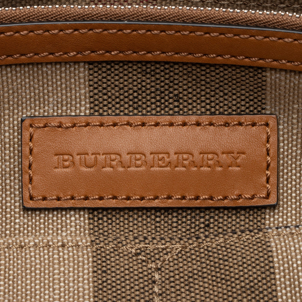 Burberry Canvas Check Tassel Ashby Medium Hobo (SHF-KQF93d)