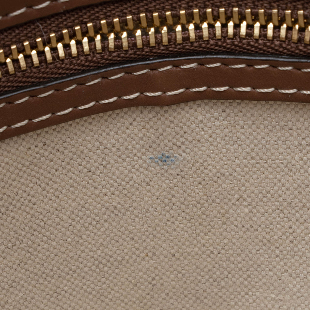Burberry Canvas Horseferry Mini Pocket Tote (SHF-We79K5)