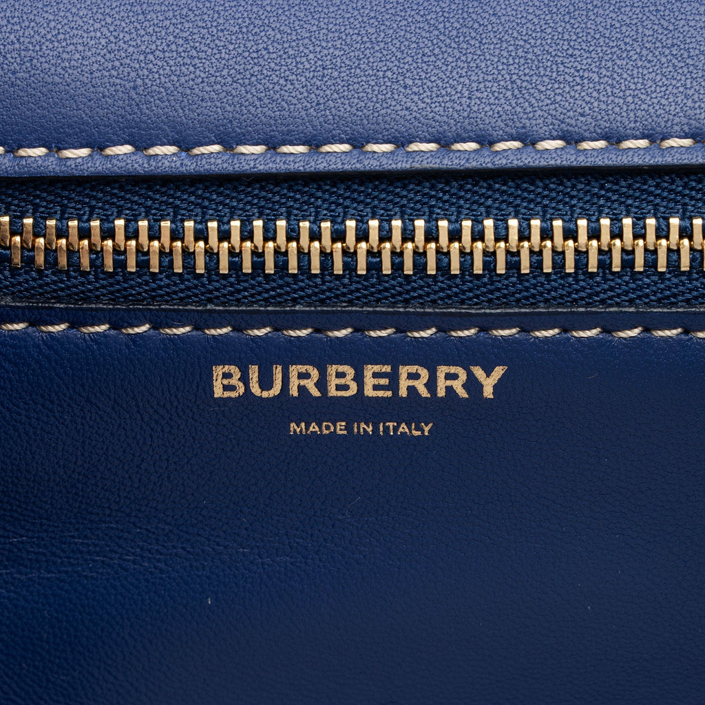 Burberry Canvas Leather TB Small Shoulder Bag (SHF-CtCk6R)