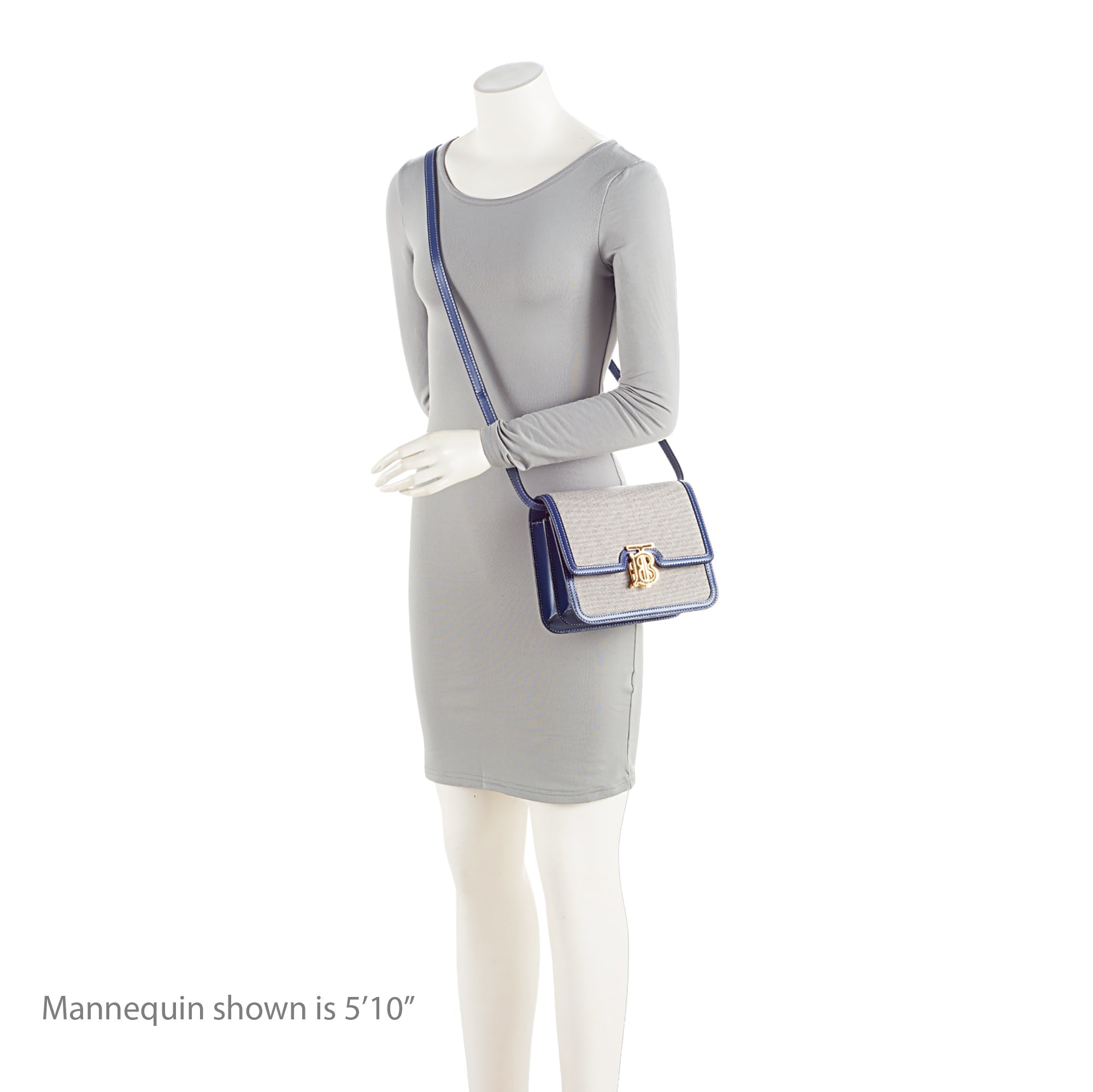 Burberry Canvas Leather TB Small Shoulder Bag (SHF-CtCk6R)