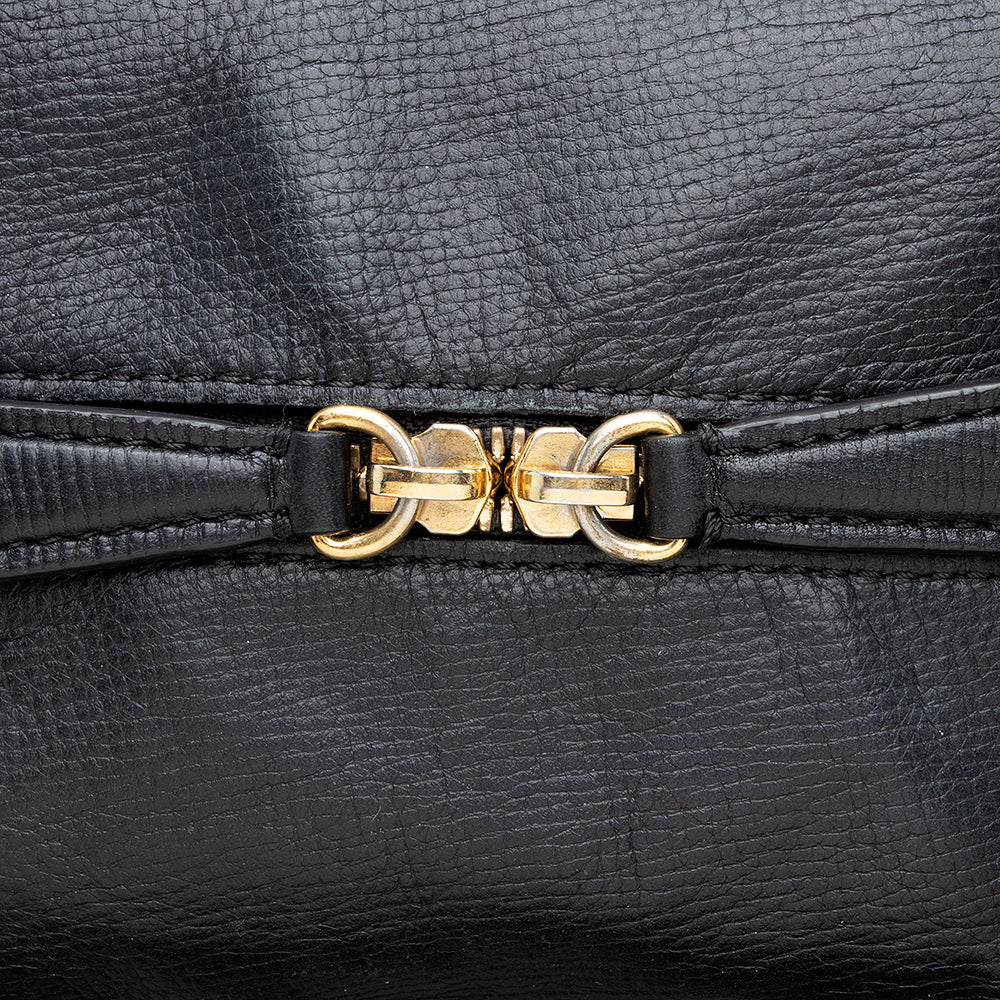 Burberry Derby Leather Alchester Bowling Bag (SHF-19705)