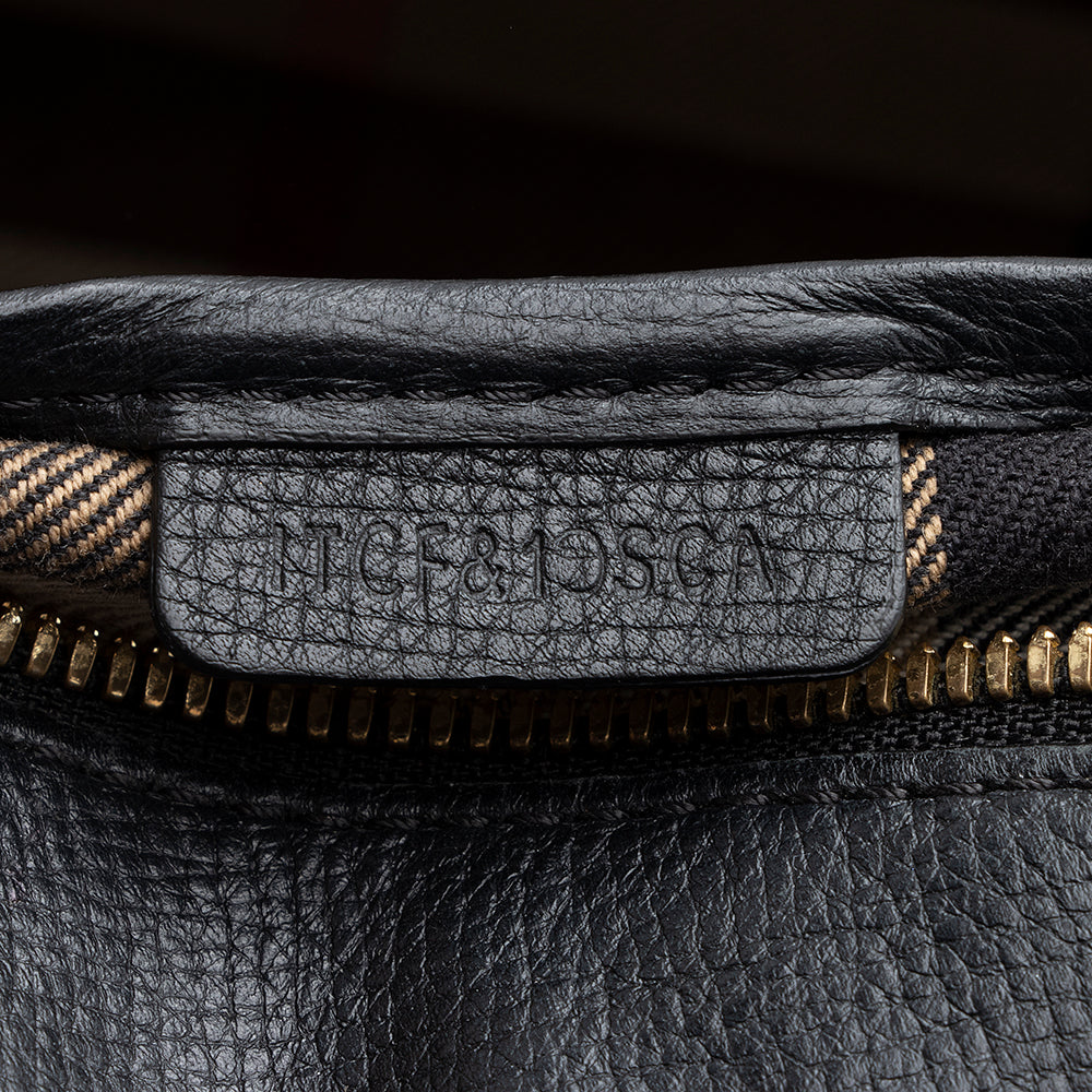 Burberry Derby Leather Alchester Bowling Bag (SHF-19705)