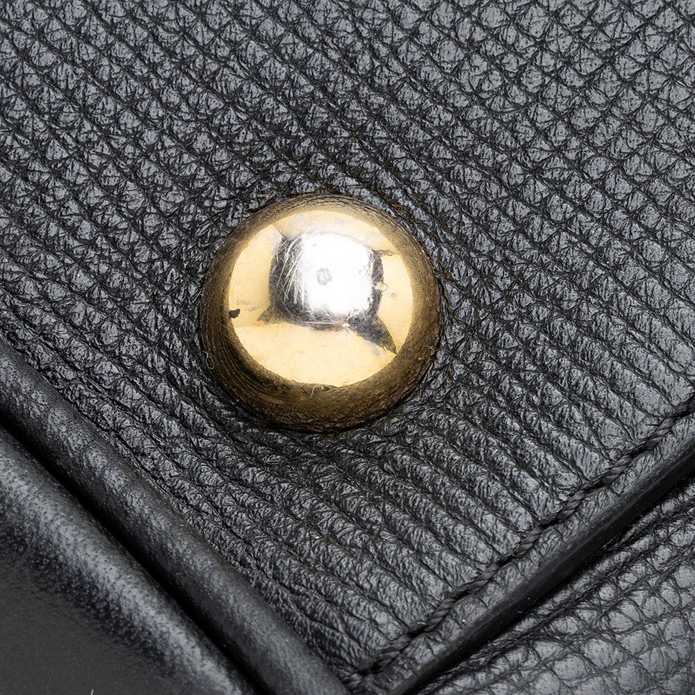 Burberry Derby Leather Alchester Bowling Bag (SHF-19705)