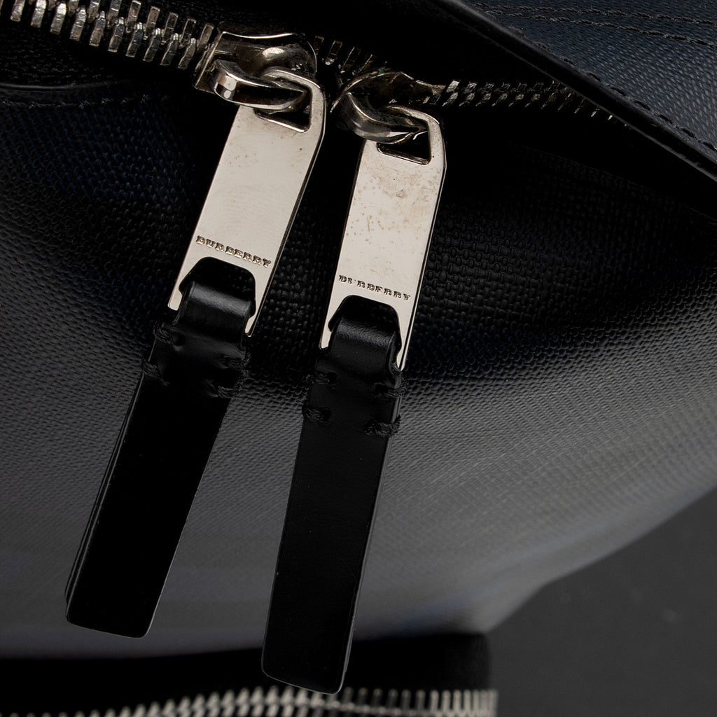 Burberry E-Canvas House Check Abbeydale Backpack (SHF-KLoYR6)