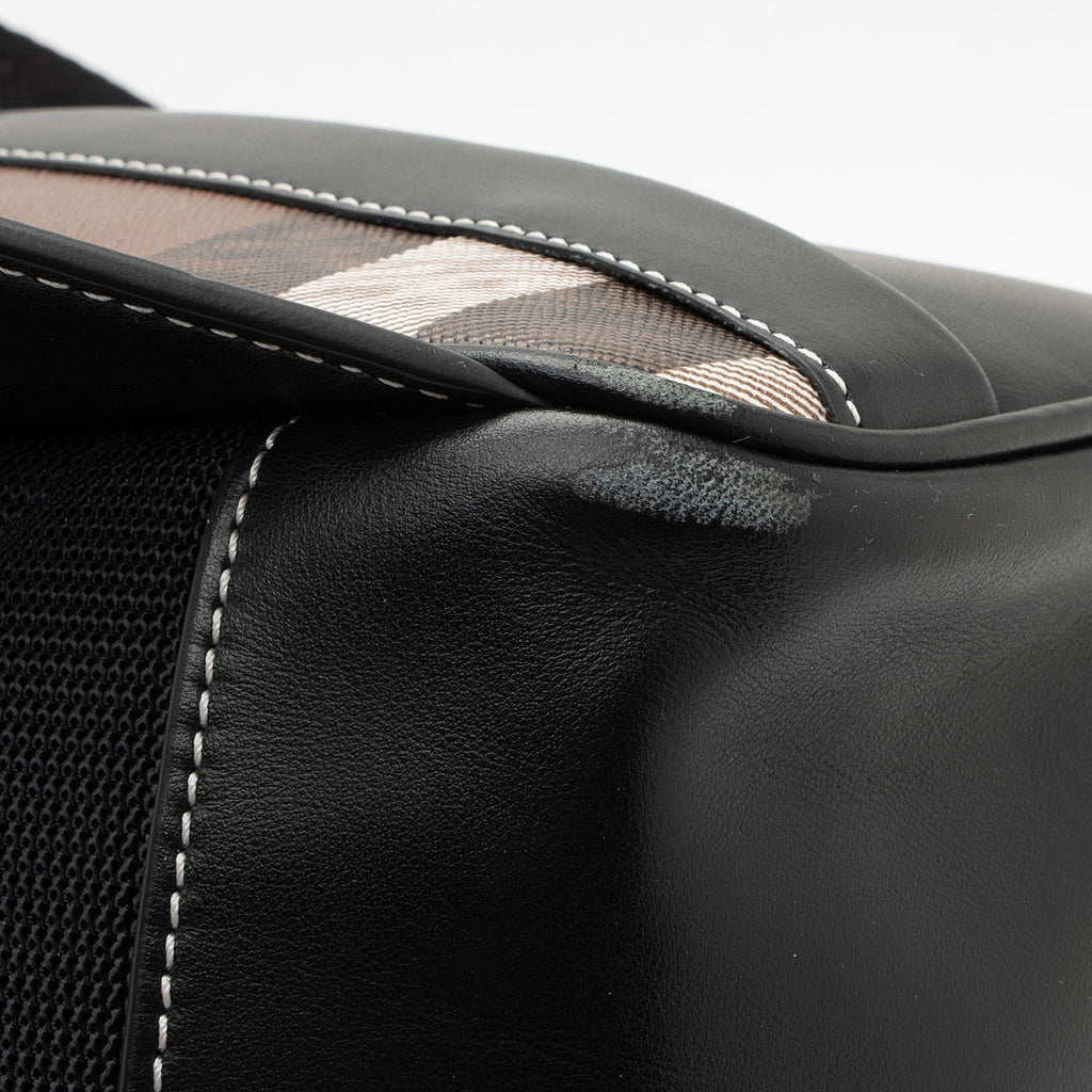 Burberry E-Canvas House Check Jett Backpack (SHF-7Ybyea)